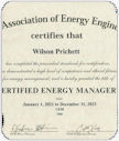 Certified Energy Manager CEM